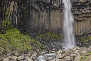 Svartifoss waterfall, Vatnajokull National Park