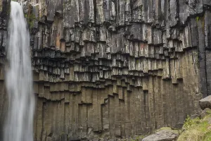 Svartifoss waterfall, Vatnajokull National Park