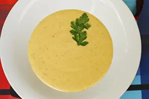 Category Historic EN Prints: Swabian cuisine, potato soup, soup dish