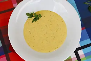 Category Historic EN Prints: Swabian cuisine, potato soup, soup dish