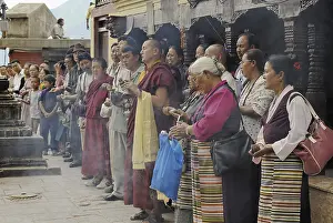 Swayambhunat Tempel, Kathmandu, Nepal
