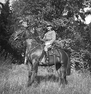 Swedish officer in the cavalry