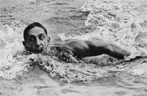 Swimming, Ference Csik (Hungary) unexpectedly won the 100m freestyle swim
