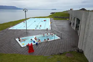 Swimming pool, Hofsos, Iceland