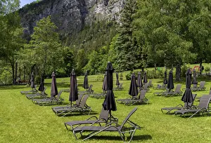Swimming pool at Lake Thumsee, Bad Reichenhall