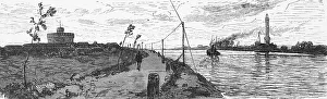 Swinemuende or swinoujScie, steamboat on the river Swina