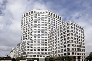 The Swiss bank Credit Suisse in Canary Wharf