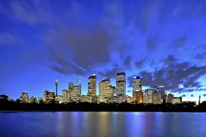 Sydney skyline, TV Tower, Central Business District