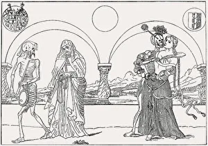 Symbolic leaflet to death, 16th century