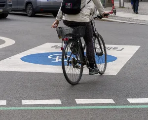 Symbolic photo on the subject of bicycle lanes in Berlin