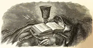 Symbolic picture church, religion