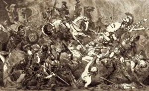 The Syracusan cavalry killing the Athenian soldiers
