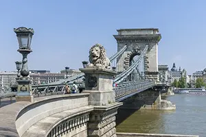 Szechenyi Chain Bridge, from Buda
