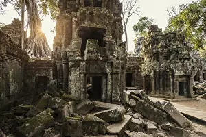 Category Buddhism Prints: Ta Prohm, Angkor Wat, Angkor, UNESCO World Heritage Site