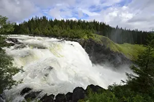 Taennforsen Waterfall, Are, Jaemtland County