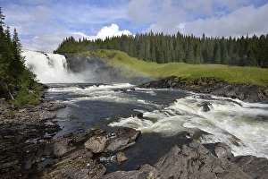 Taennforsen Waterfall, Are, Jaemtland County