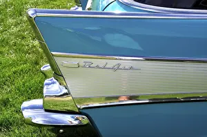 Tail fin of a 1957 Chevrolet Bel Air