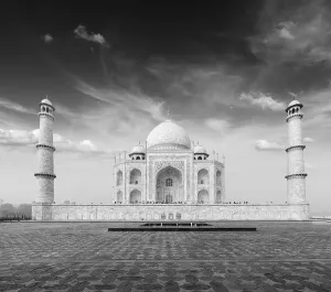 Taj Mahal. Indian Symbol, India travel background