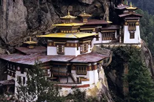 The Taktshang, also called Tiger Nest