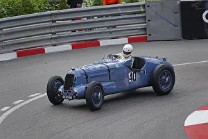 Talbot-Lago T150C from 1936, parade of vintage pre-war racing cars