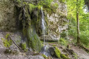 The Tannegg Waterfall in the Wutach Gorge