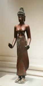 Tara is a female Bodhisattva in Mahayana Buddhism who appears as a female Buddha in Vajrayana Buddhism