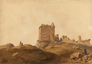 Tarbert Castle is the ruins of a hilltop castle on the south shore of East Loch Tarbert at the northern end of