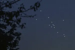 Taurus star constellation, Night sky