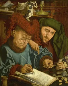 Tax collector in the Middle Ages