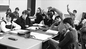 Teaching at a Hauptschule. The proportion of pupils with German parents is smaller than that with migrants 09