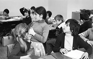 Teaching at a Hauptschule. The proportion of pupils with German parents is smaller than that with migrants 09