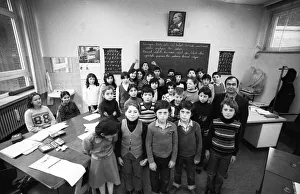 Teaching at a Hauptschule. The proportion of pupils with German parents is smaller than that with migrants 09