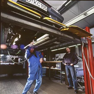 The Technical Inspection Association (TUeV) during the inspection of motor vehicles on 16