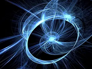 Technology or sci-fi background - abstract computer-generated image