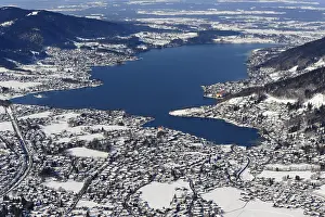 Tegernsee in winter, Rottach-Egern