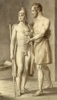 Telemachos, in Greek myth the son of Odysseus and Penelope