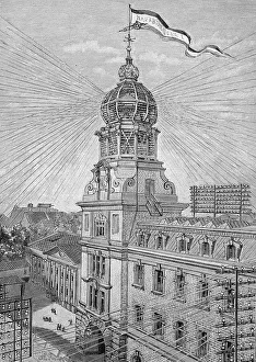 The telephone tower in Frankfurt am Main