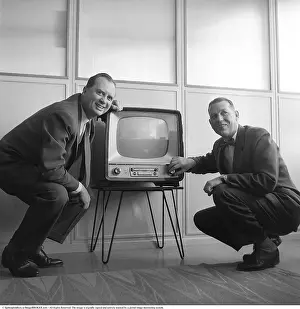 Television set in the 1950s