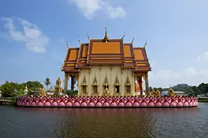 Temple in Bo Phut, Ko Samui island, Thailand, Asia