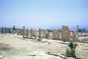 Temple buildings at the sanctuary of Apollo Hylates, 5th century BC, Kourion, Cyprus, Europe 1973, Europe