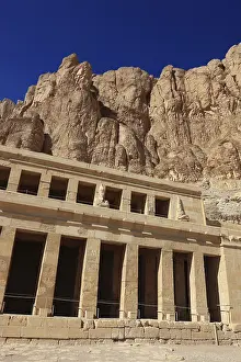 Part of the temple complex, mortuary temple of the first female pharaoh Hatshepsut