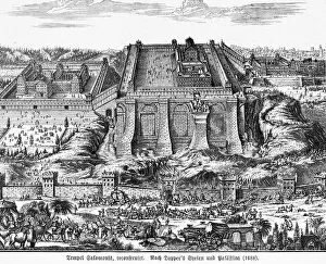Temple complex, Solomon, many people