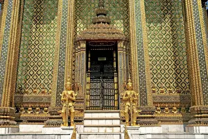 Temple decoration in grand palace of bangkok thailand