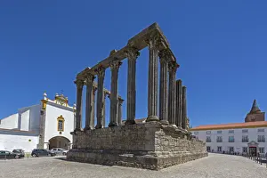 The Temple of Diana in Evora, Evora