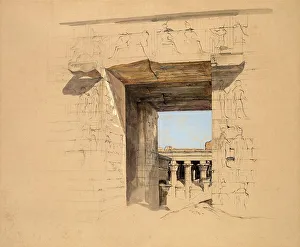 The Temple of Edfu, The Door of the Pylon