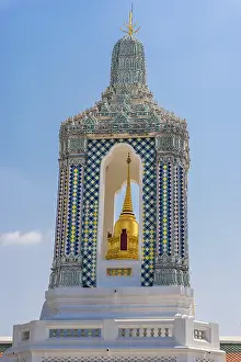 Temple of the Gandhara Buddha Viharn as part of the famous Buddhist temple Wat Phra Kaeo in Bangkok