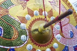 Temple gong (also known as victory gong or luck gong)