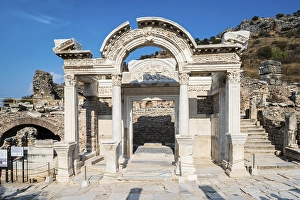 Temple of Hadrian with a restored gable