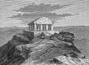 The Temple of Heroes on the Hohe Donne in the Vosges Mountains