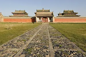 Category Buddhism Prints: Temple in the inner complex of Erdene Zuu Khiid Monastery
